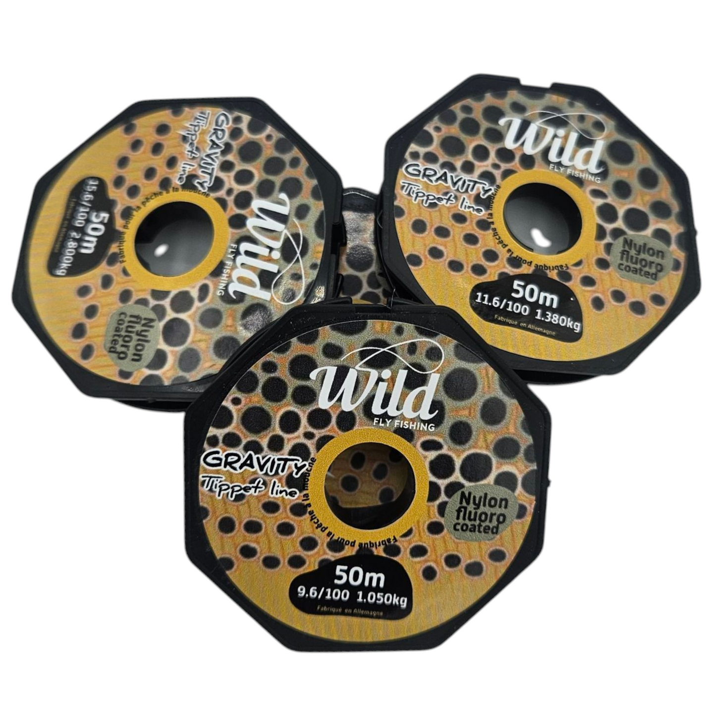 GRAVITY tippet line nylon fluorocoated de pointe WILD FLY FISHING