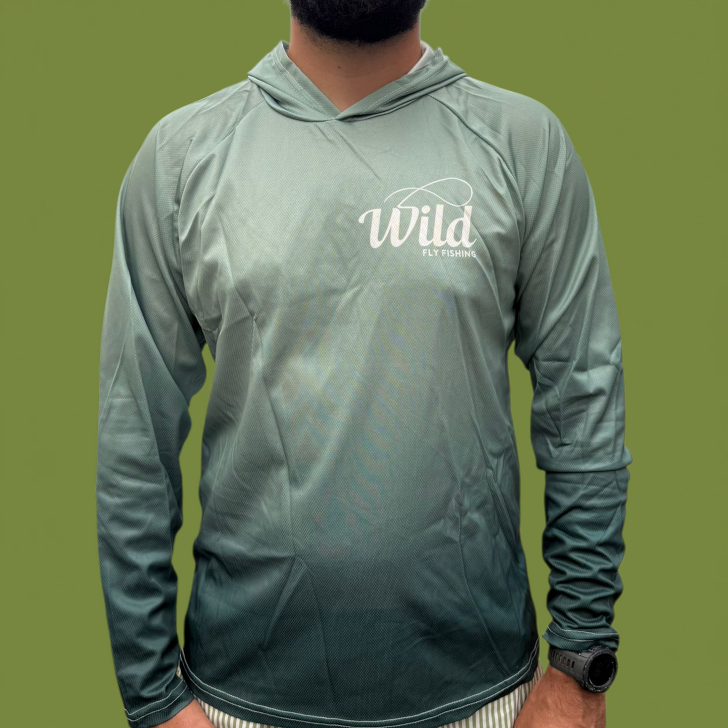 T-Shirt UV IFWT Vert WILD FLY FISHING