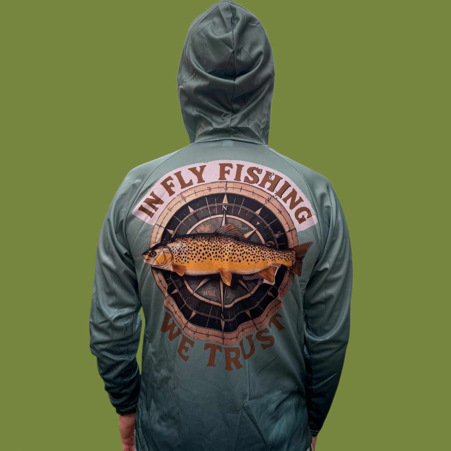 T-Shirt UV IFWT Vert WILD FLY FISHING