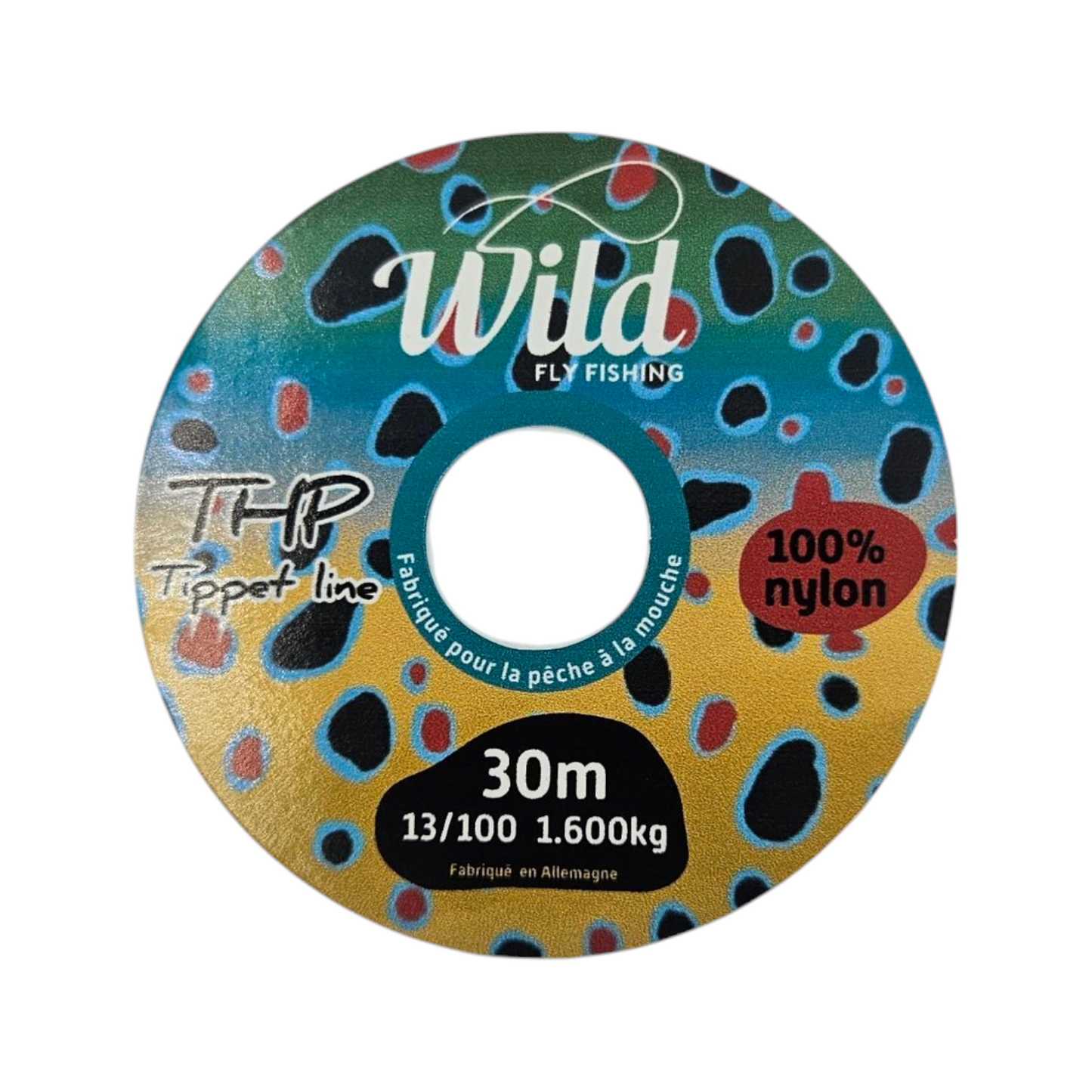 THP tippet line 100% nylon de pointe WILD FLY FISHING