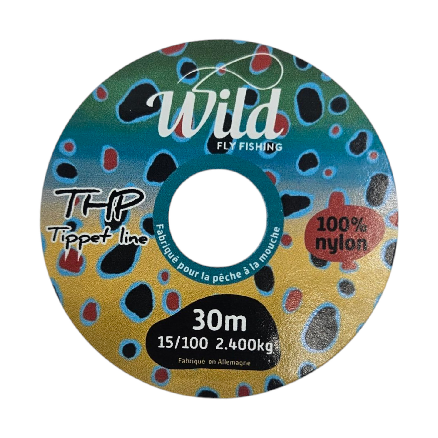 THP tippet line 100% nylon de pointe WILD FLY FISHING