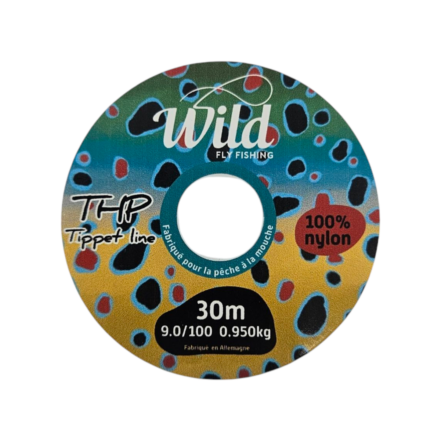THP tippet line 100% nylon de pointe WILD FLY FISHING