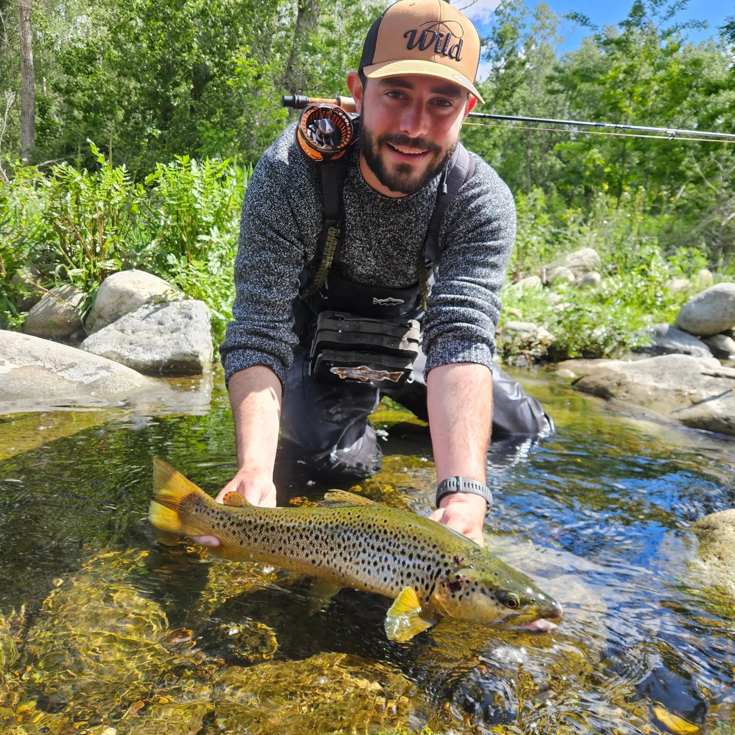 WILD Fly Fishing Trucker Ma boutique