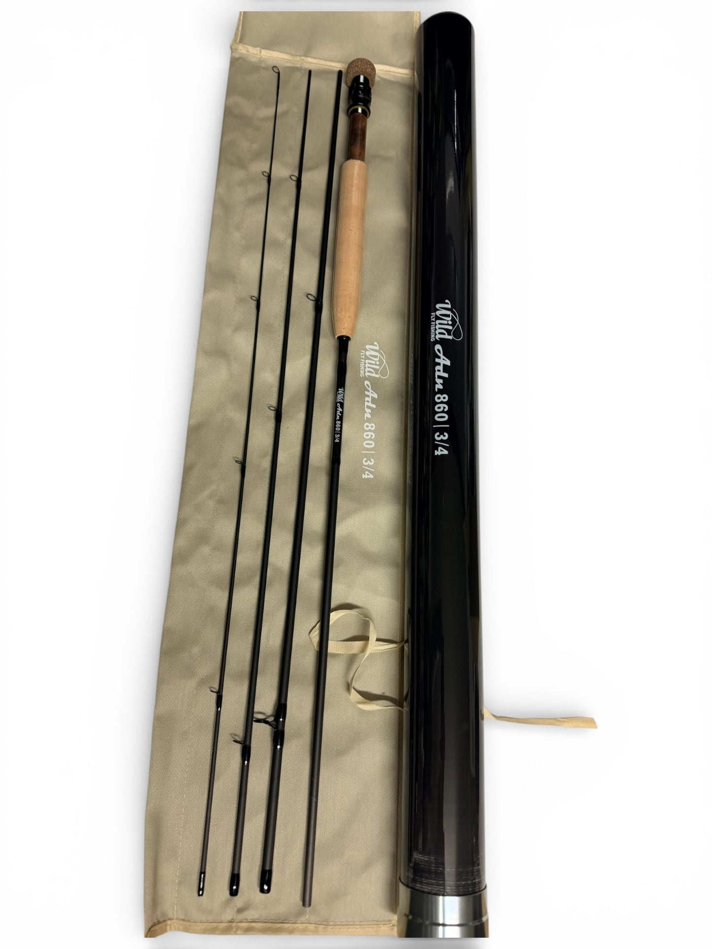 ADN 860 soie 3/4 : Sèche & nymphe à vue WILD FLY FISHING