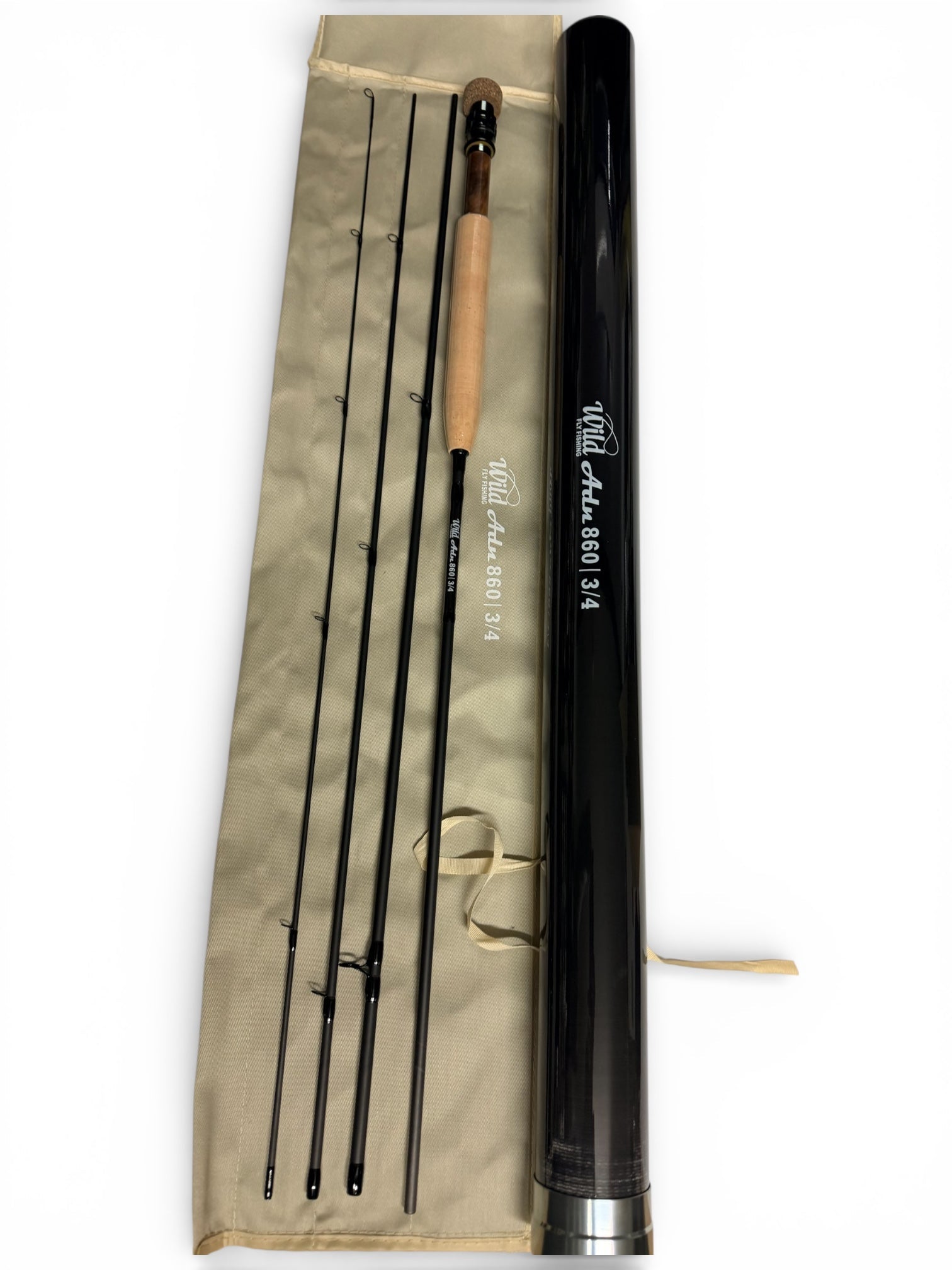 ADN 860 soie 3/4 : Sèche & nymphe à vue WILD FLY FISHING