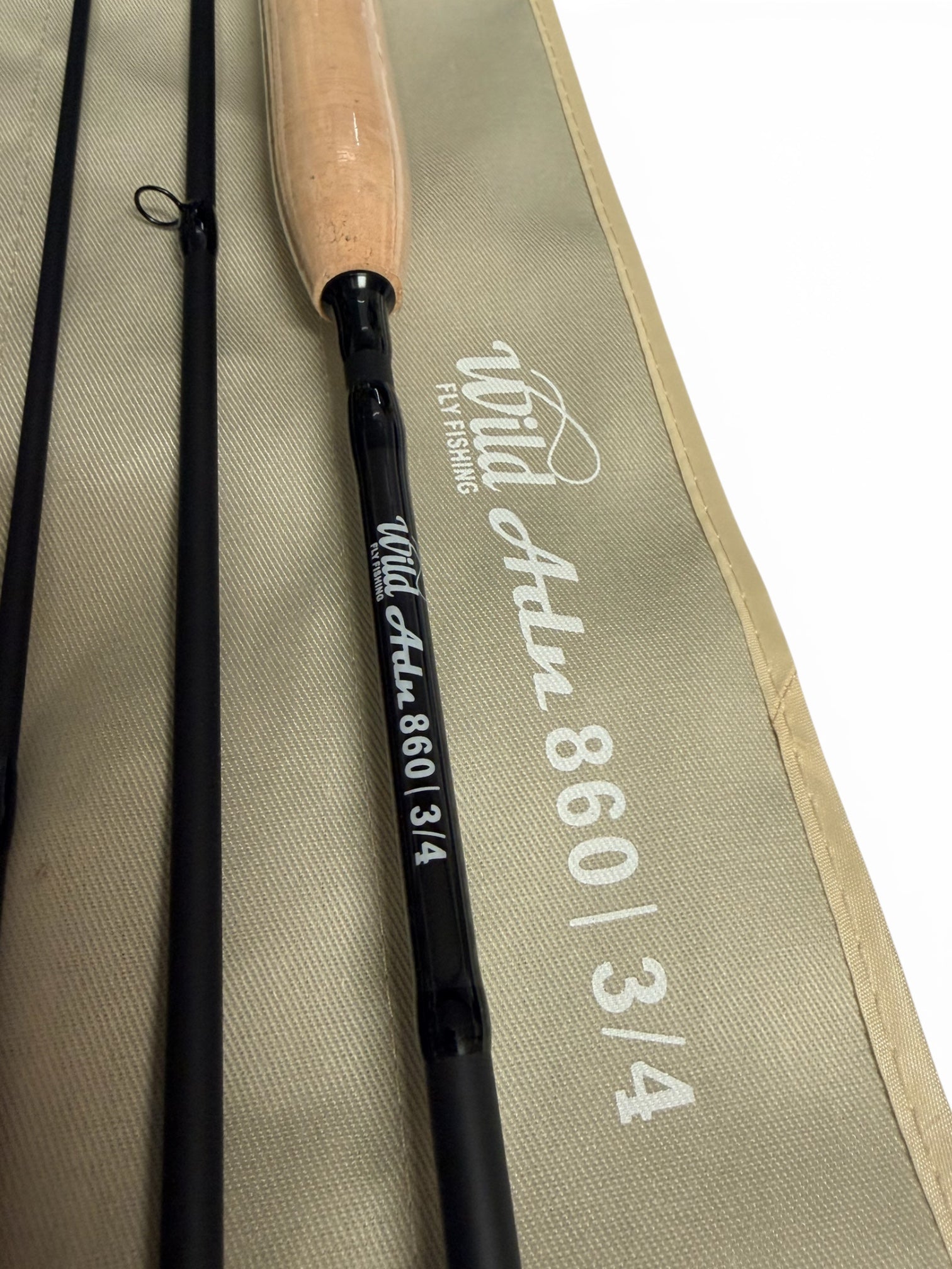 ADN 860 soie 3/4 : Sèche & nymphe à vue WILD FLY FISHING