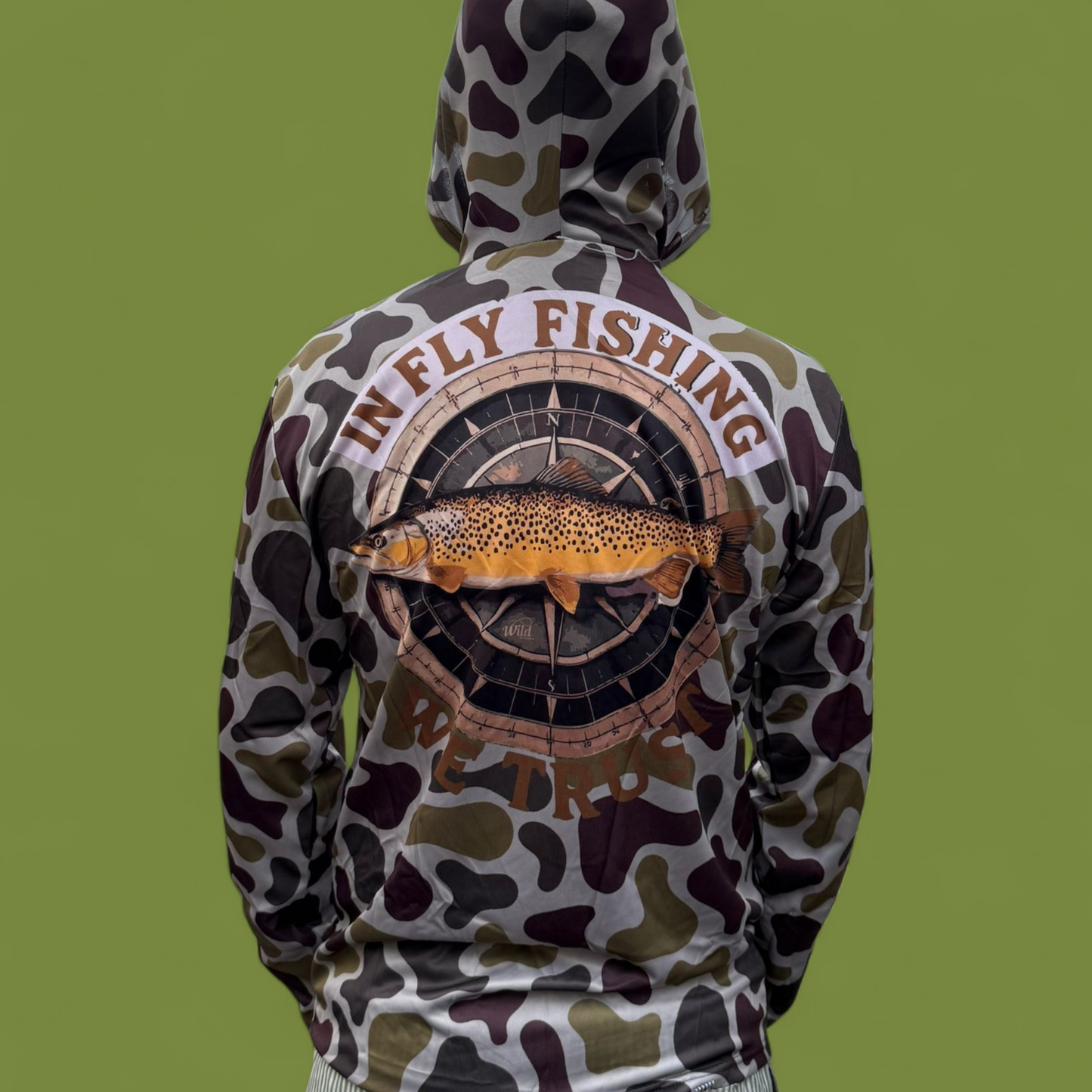 T-Shirt UV IFWT + Cou ~ CAMO WILD FLY FISHING