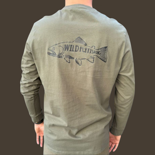 T-shirt TROUT WFF manches longues WILD FLY FISHING