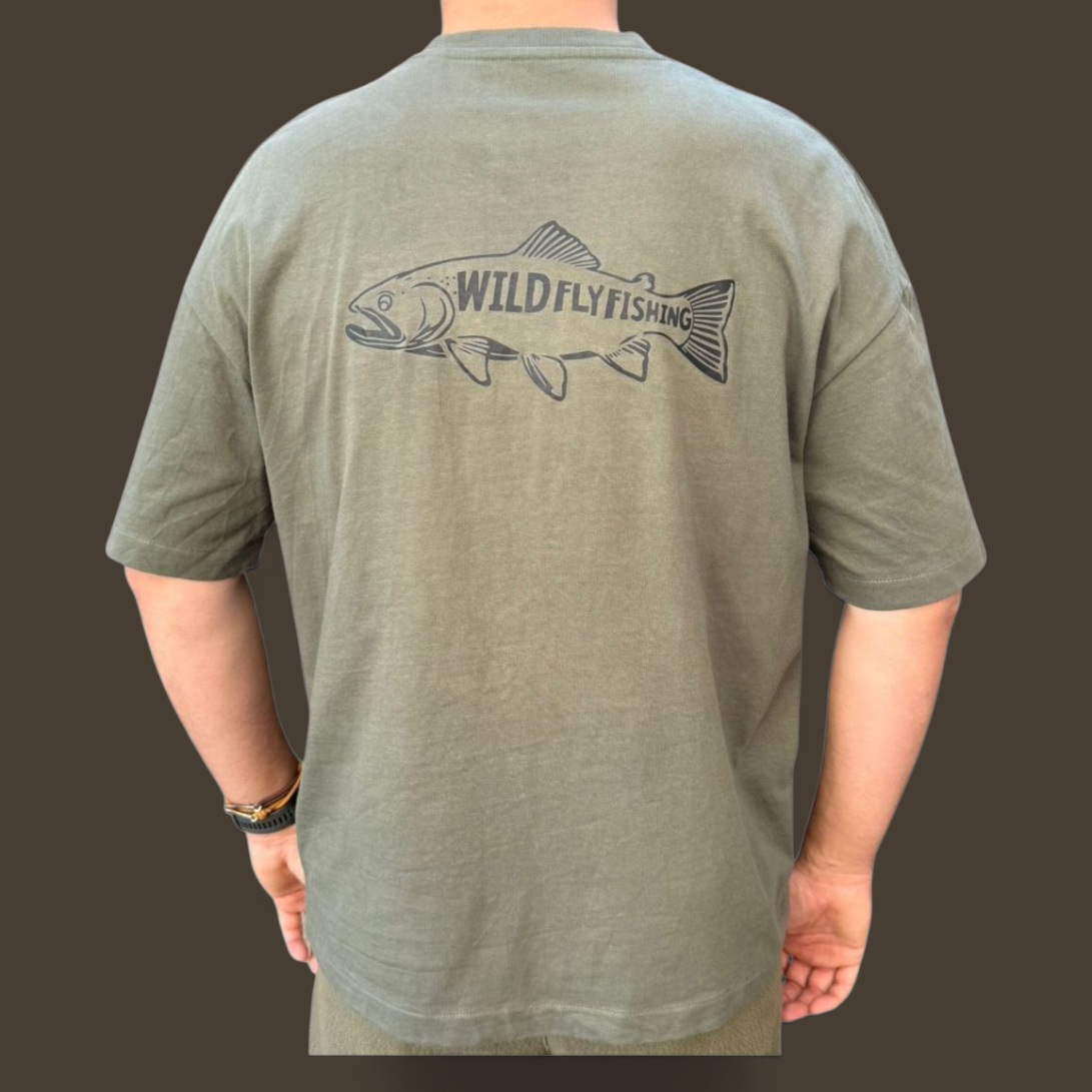 T-shirt TROUT WFF oversize WILD FLY FISHING